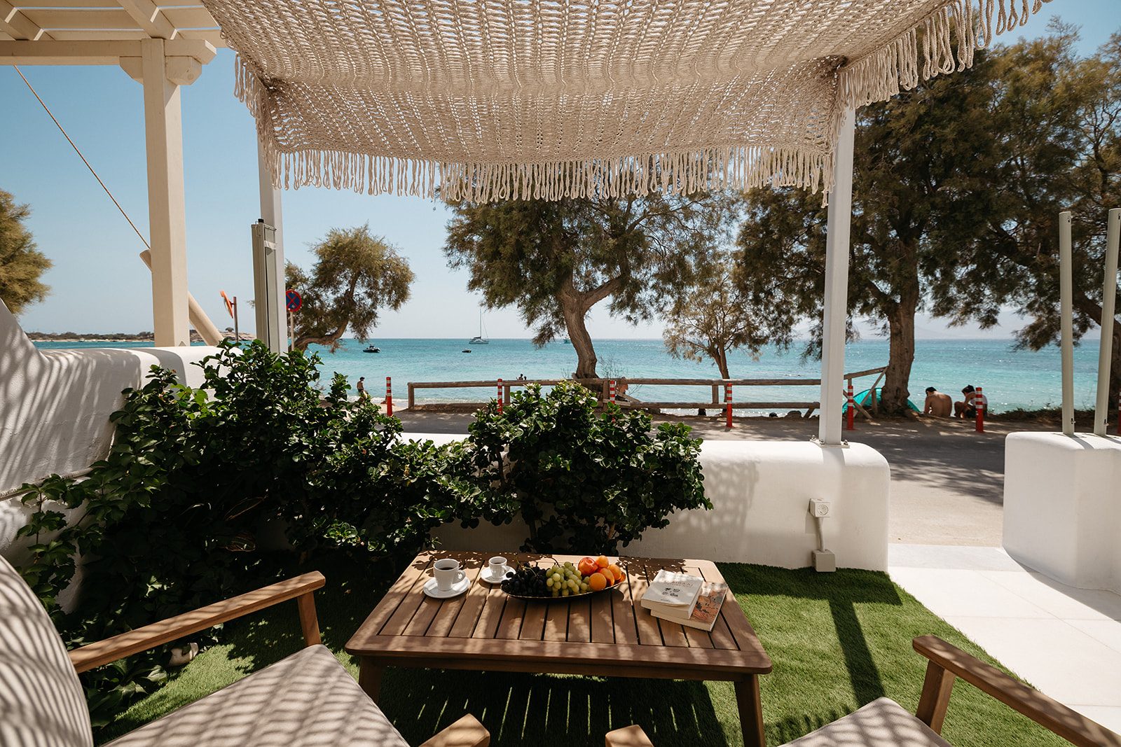 Βεράντα με θέα στη θάλασσα, Coast of Dreams, Αγία Άννα Νάξου