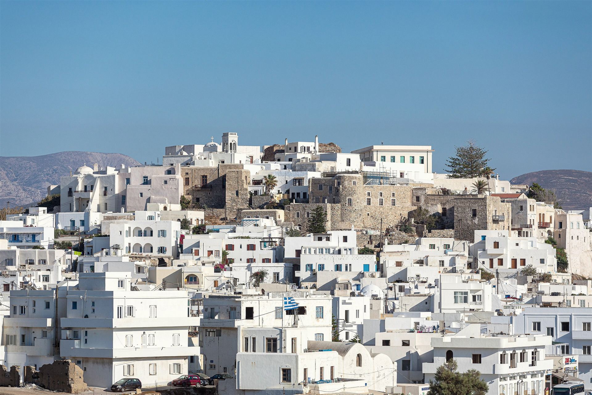 Πανοραμική άποψη της Χώρας της Νάξου